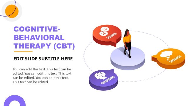Cognitive Behavioral Therapy(CBT) Slide PPT Template