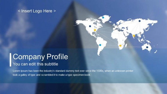 Global Company Profile PowerPoint Template