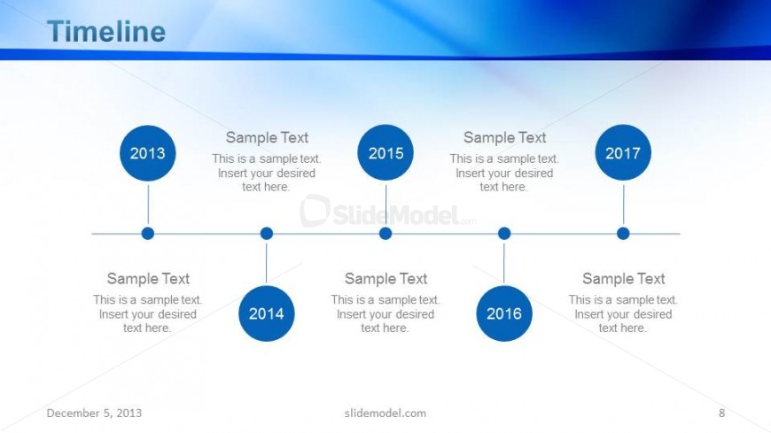 Corporate Timeline Slide Design for PowerPoint - SlideModel