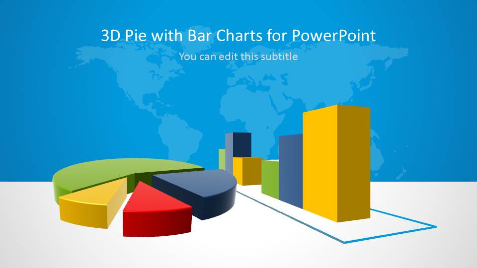 3D Pie & Bar Charts for PowerPoint