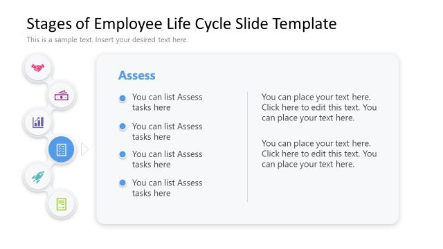 Assess Stage of Employee Life PowerPoint Template Slide