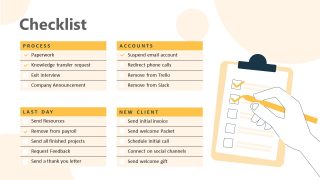 Table Slide for Client Offboarding Checklist