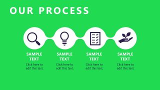 PPT Process Slide Design with Icons