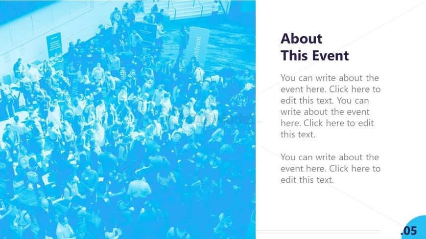 Event Planning PPT Template with Text