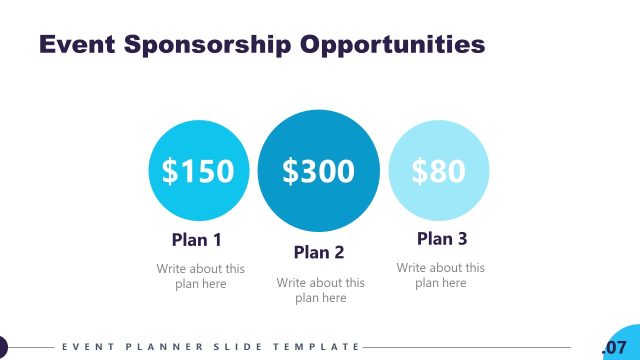 Event Sponsorship Opportunities PPT Slide