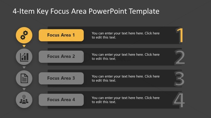 List Template for Key Points Presentation