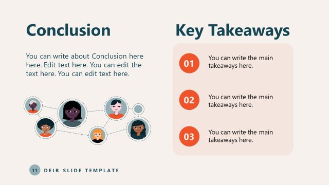 DEIB PPT Template – Conclusion Slide