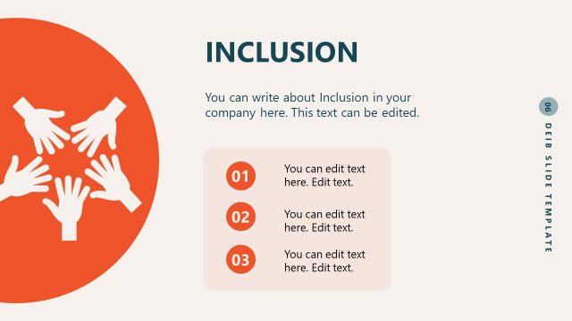 Diversity Equity Inclusion Belonging Presentation Slide for Inclusion