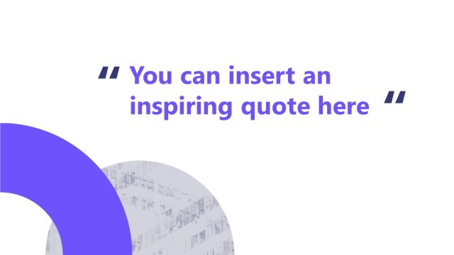Quotation Slide – PPT Presentation Template