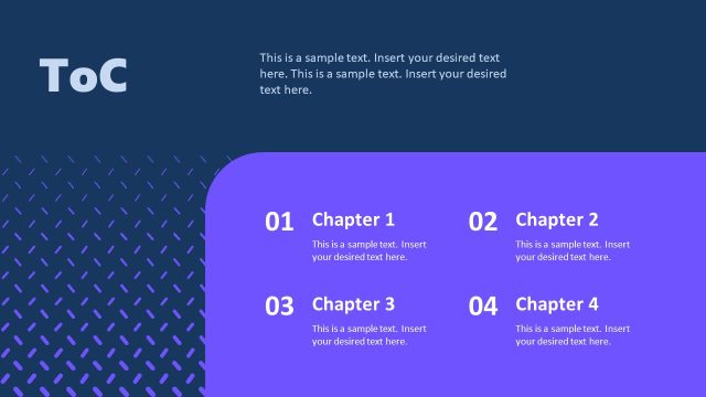 Editable PPT Template for Creative Table of Contents