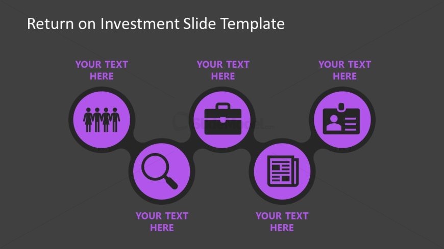 Return on Investment Template Diagram Slide
