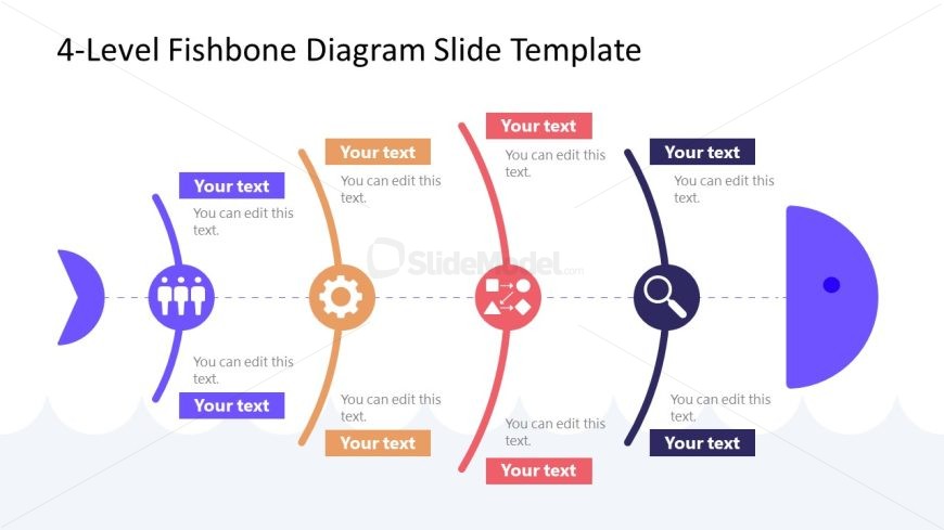 PowerPoint Template for Fishbone Diagram 