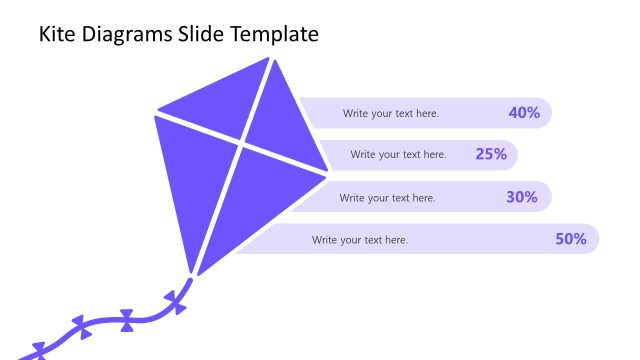 Kite Diagrams Template for Presentation