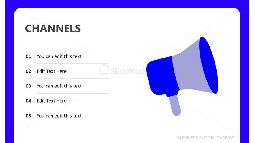 Business Model Canvas Template for PowerPoint