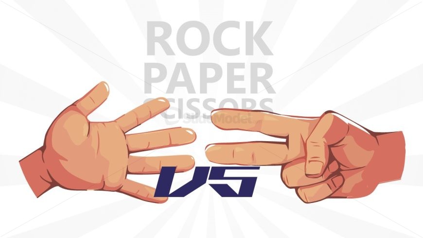 Rock Paper Scissors Template for Presentation