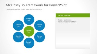 McKinsey 7S Slide Design for PowerPoint with Spoke Diagram