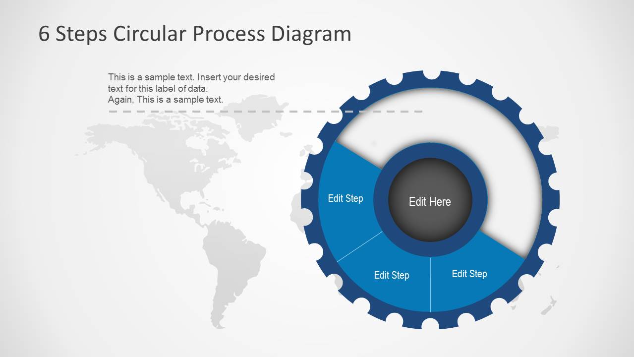 6 Steps Circular Process Diagram Slidemodel 6230