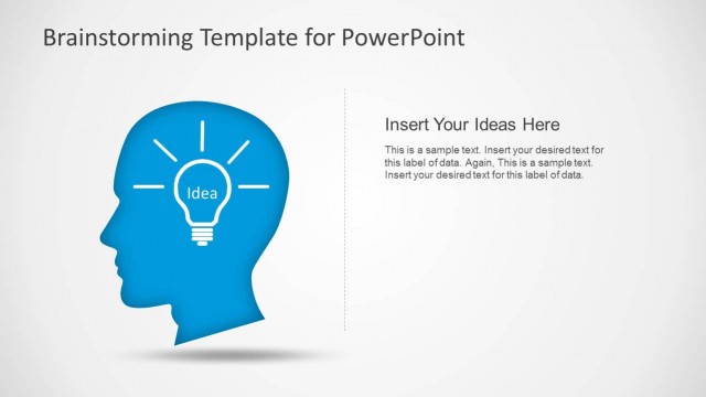 Idea Metaphor PowerPoint Shapes Scene