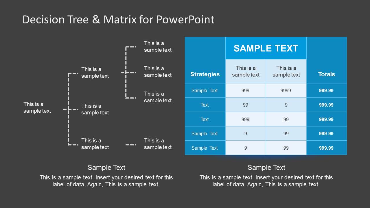 <strong>Decision Tree</strong> for Presentations in <strong>PowerPoint</strong>, Complete ... Decision tree template powerpoint