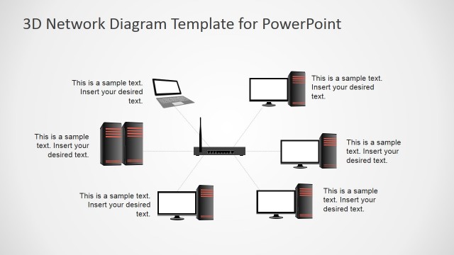 Start Network Diagram PowerPoint Template