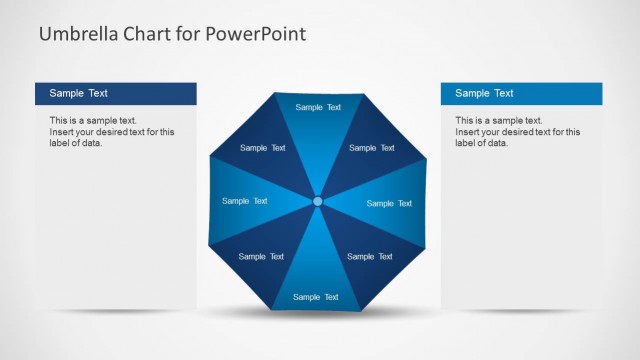 Umbrella Chart Diagram for PowerPoint