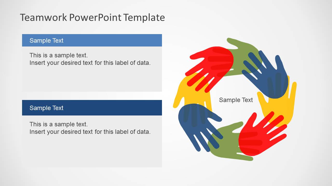 Teamwork PowerPoint Template SlideModel