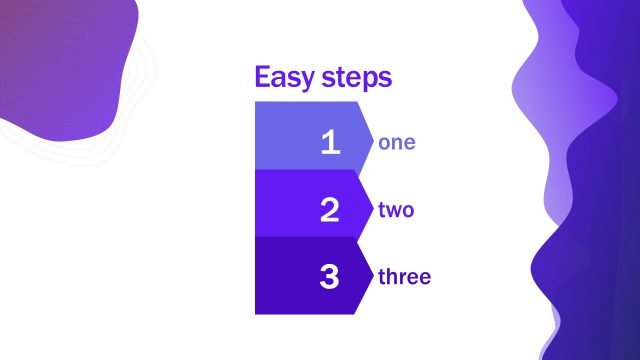 Easy Steps 3-Item Diagram Layout 4