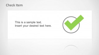 Check Mark in PowerPoint Slide Design