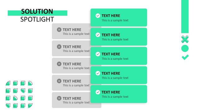 Editable Comparison Tables Presentation Slide