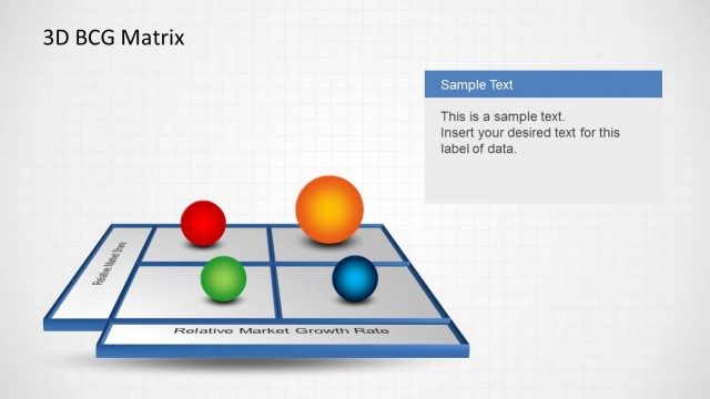 3D BCG Matrix for PowerPoint