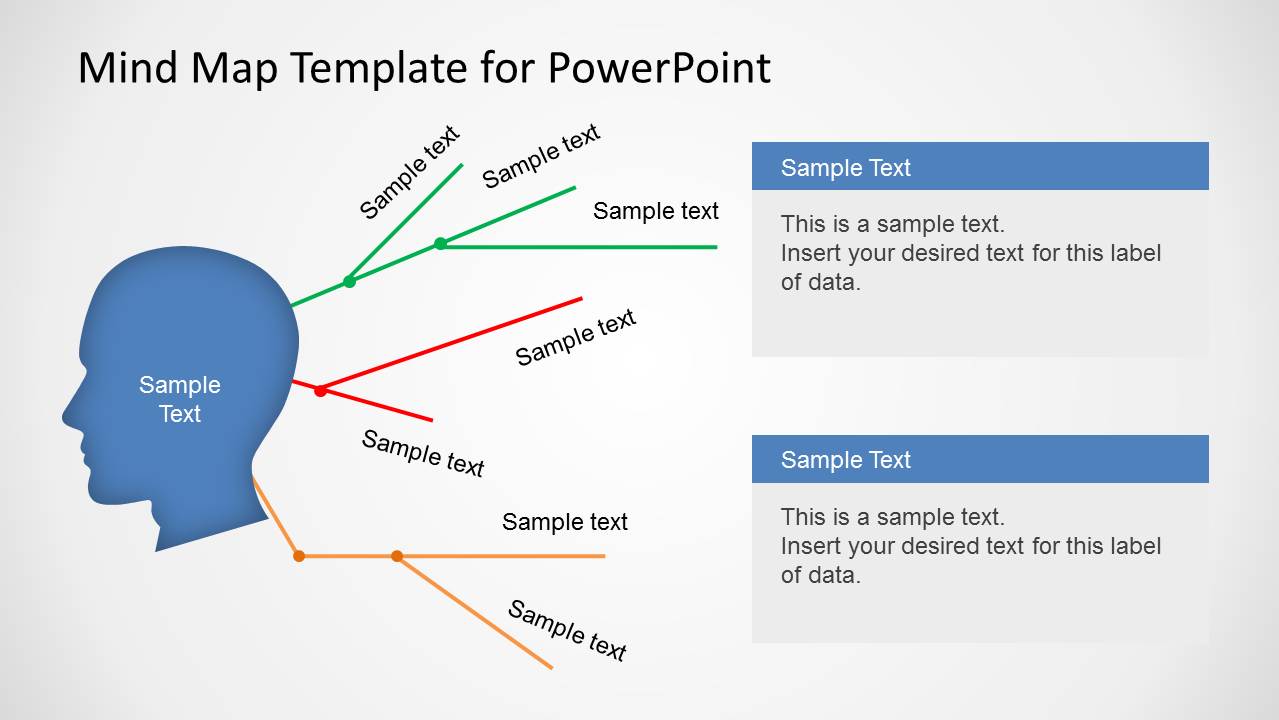 Simple Mind Map Template For Powerpoint Slidemodel 5689