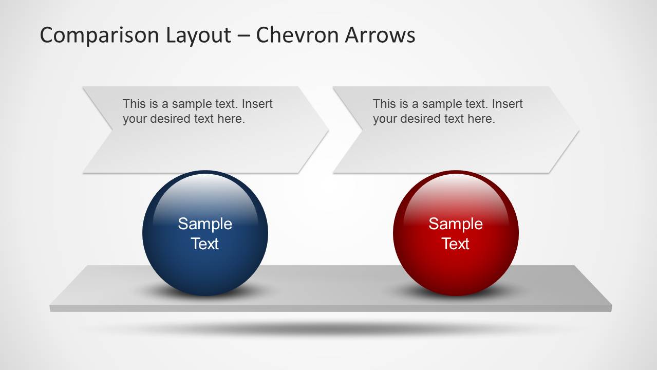 Comparison Layouts For Powerpoint With Spheres Slidemodel