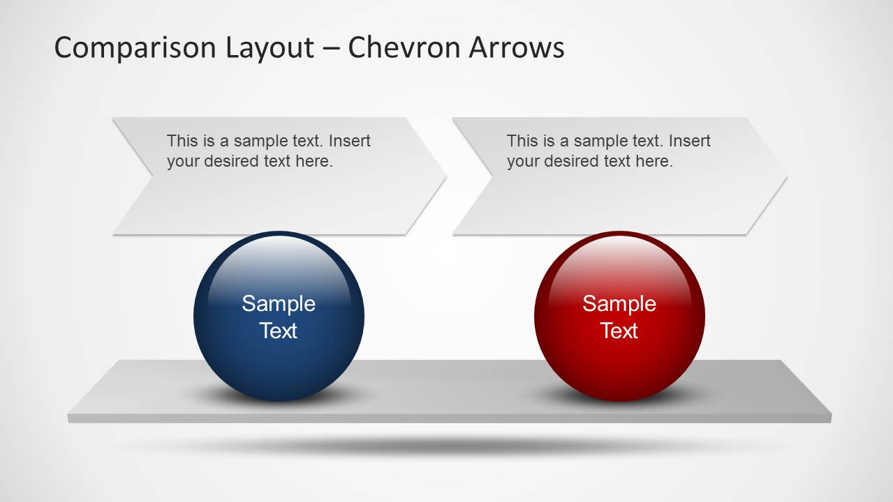 Comparison Layouts For PowerPoint With Spheres - SlideModel