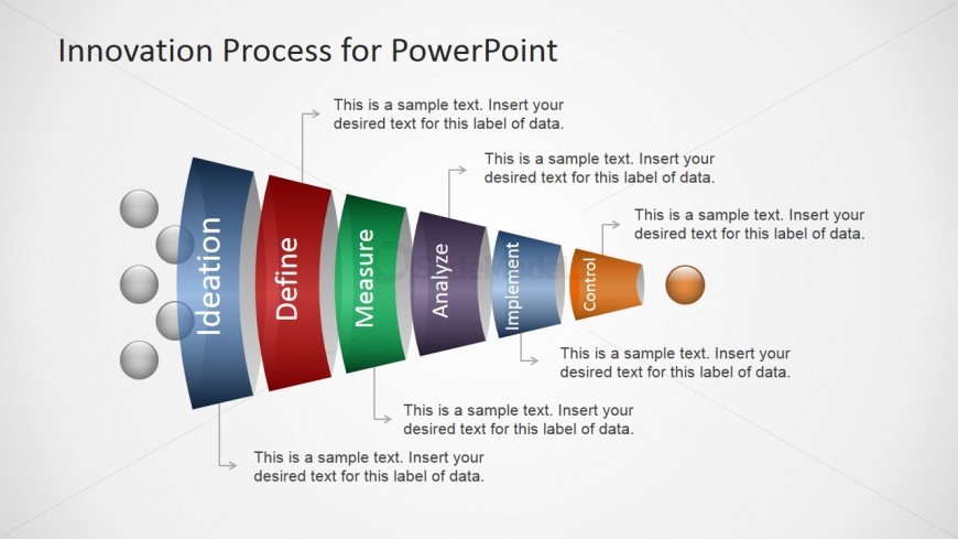 Simple Horizontal Funnel Diagram Design Slidemodel 3660