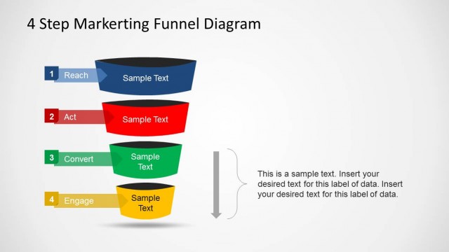 Convert Engage Marketing Funnel Transition for PowerPoint