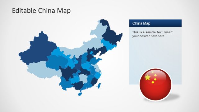Political Outline of China PowerPoint Template