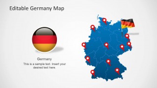 Editable Germany Map Template For PowerPoint - SlideModel