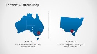 PowerPoint Map of Australia with State Highlight