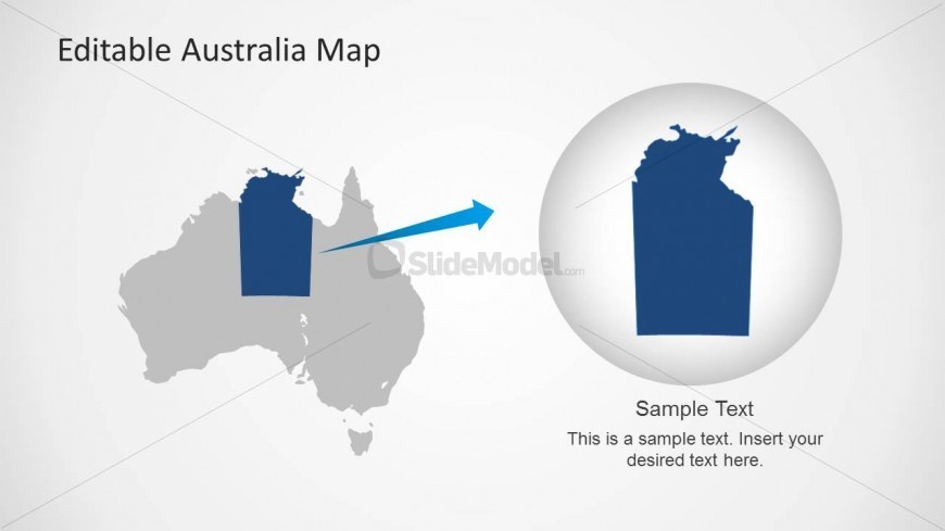 Australia PPT Template with Territory Highlight