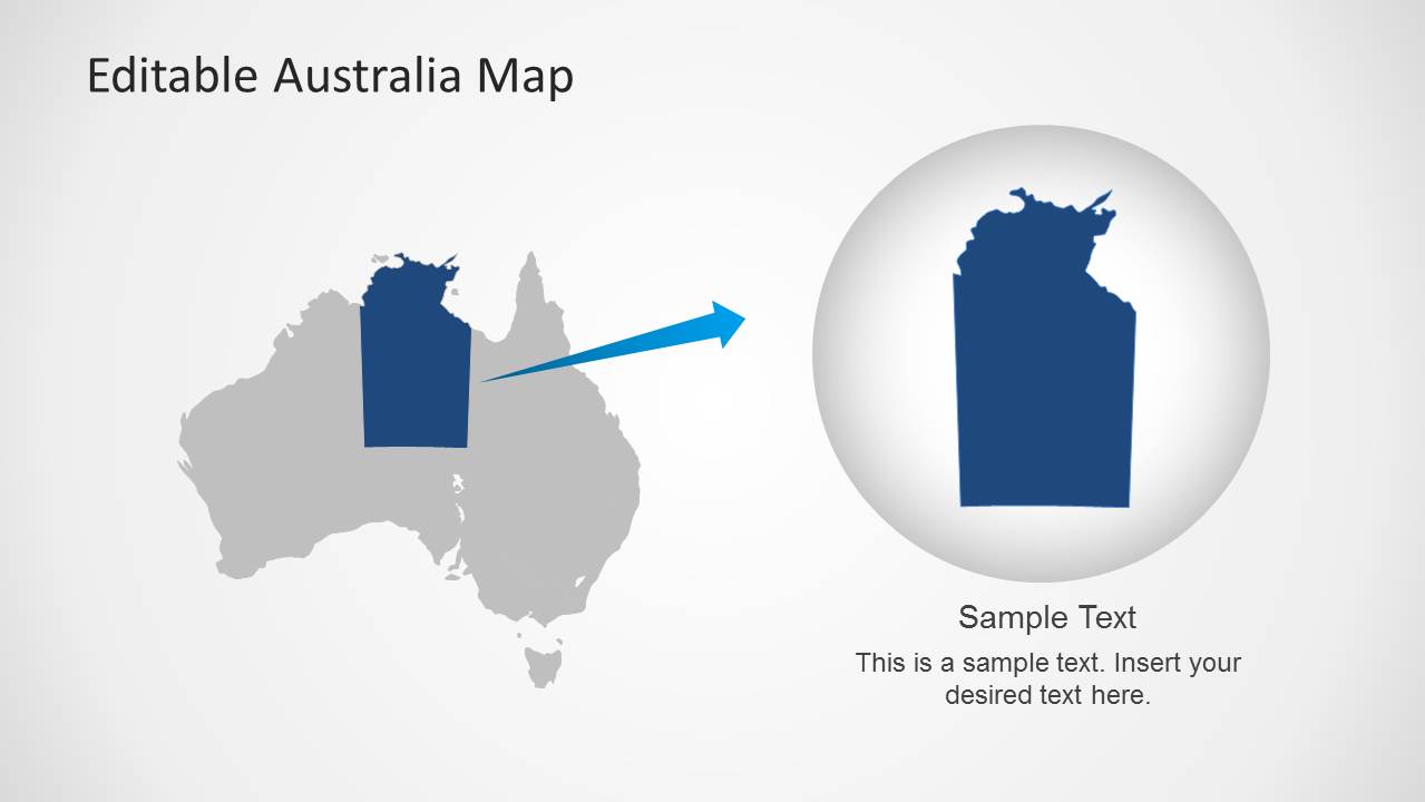 Australia PPT Template with Territory Highlight