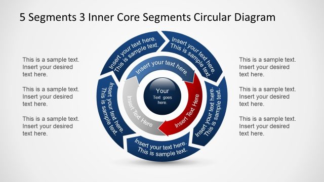 Multi-Segment PPT Diagram for PowerPoint