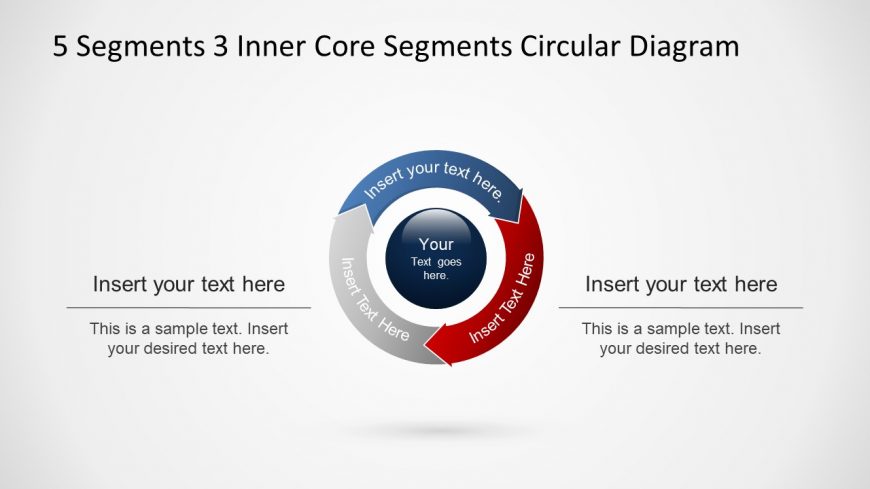 Editable Circular Diagram with Notes Design