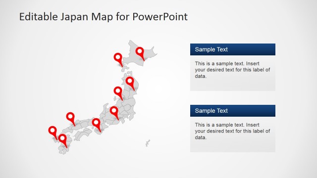 Political Outline Japan PowerPoint Map