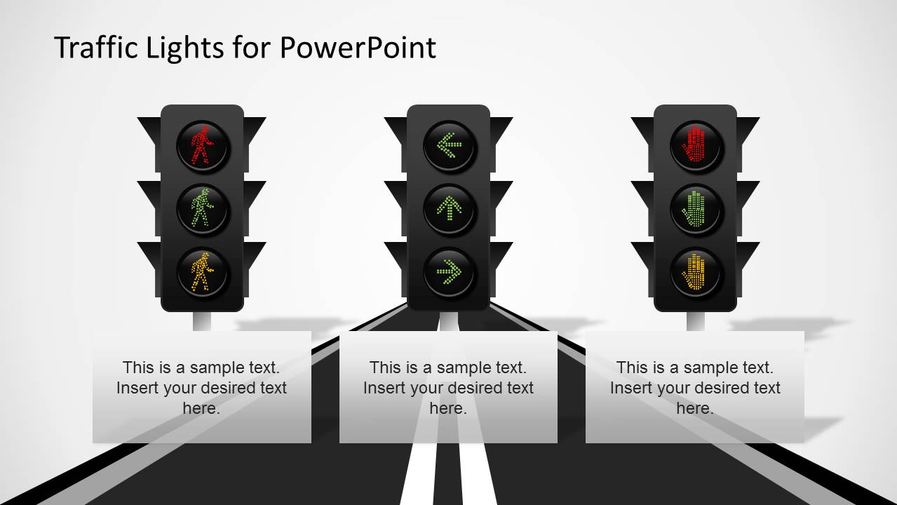 Traffic Lights PowerPoint Template & Presentation Slides