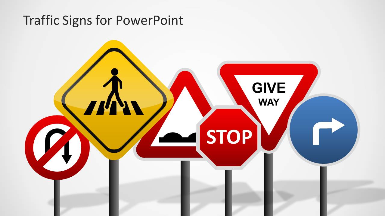 Traffic Signs Template for PowerPoint  SlideModel