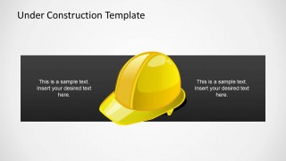 Safety Helmet Illustration for PowerPoint