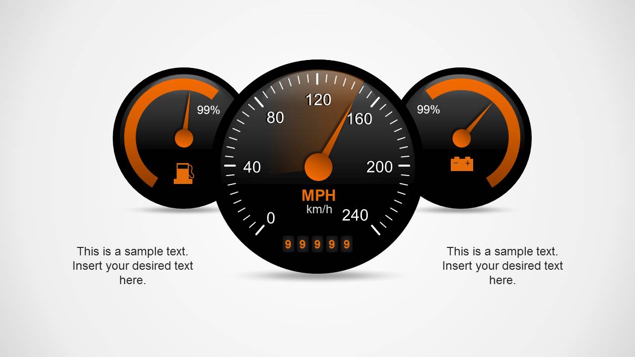 Dark Speedometer Template For Powerpoint Slidemodel Dark Speedometer Template For Powerpoint Slidemodel