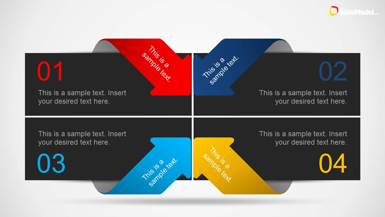 6336 01 4 item layout powerpoint template 4