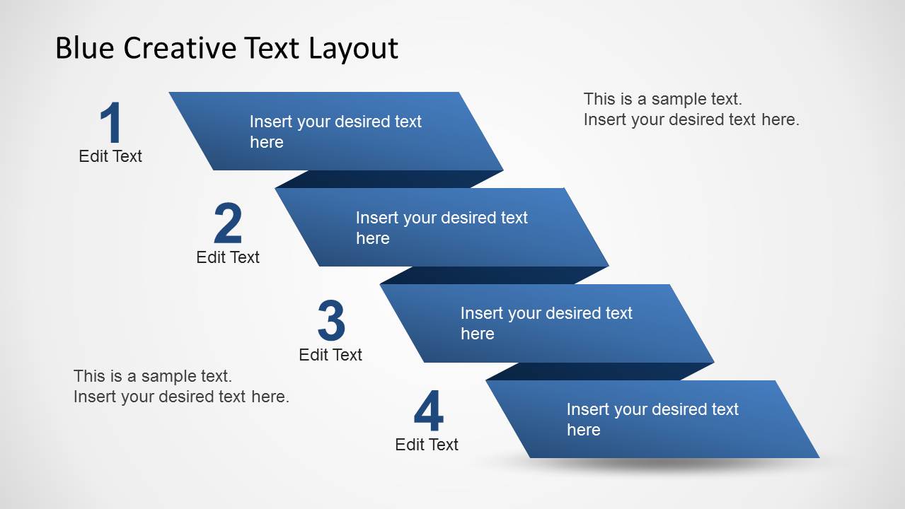 6348 02 blue creative text layout 1 SlideModel