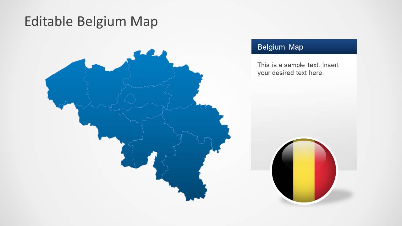 Editable map Antwerpen Belgium